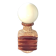 Vintage Faceted Fatlava Cari Zalloni Globe White Glass Lamp 1970 Steuler