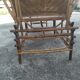 Former rattan and bamboo lounge chair in 1920
