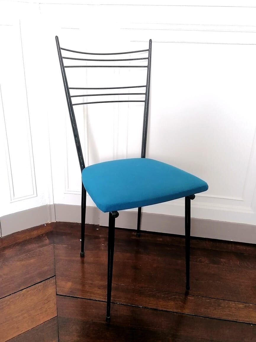Paire de chaises 1950 de Colette gueden pour primavera, france, 1950