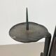 Large brutalist bronze candleholder by Manfred Bergmeister, Germany, 1970s