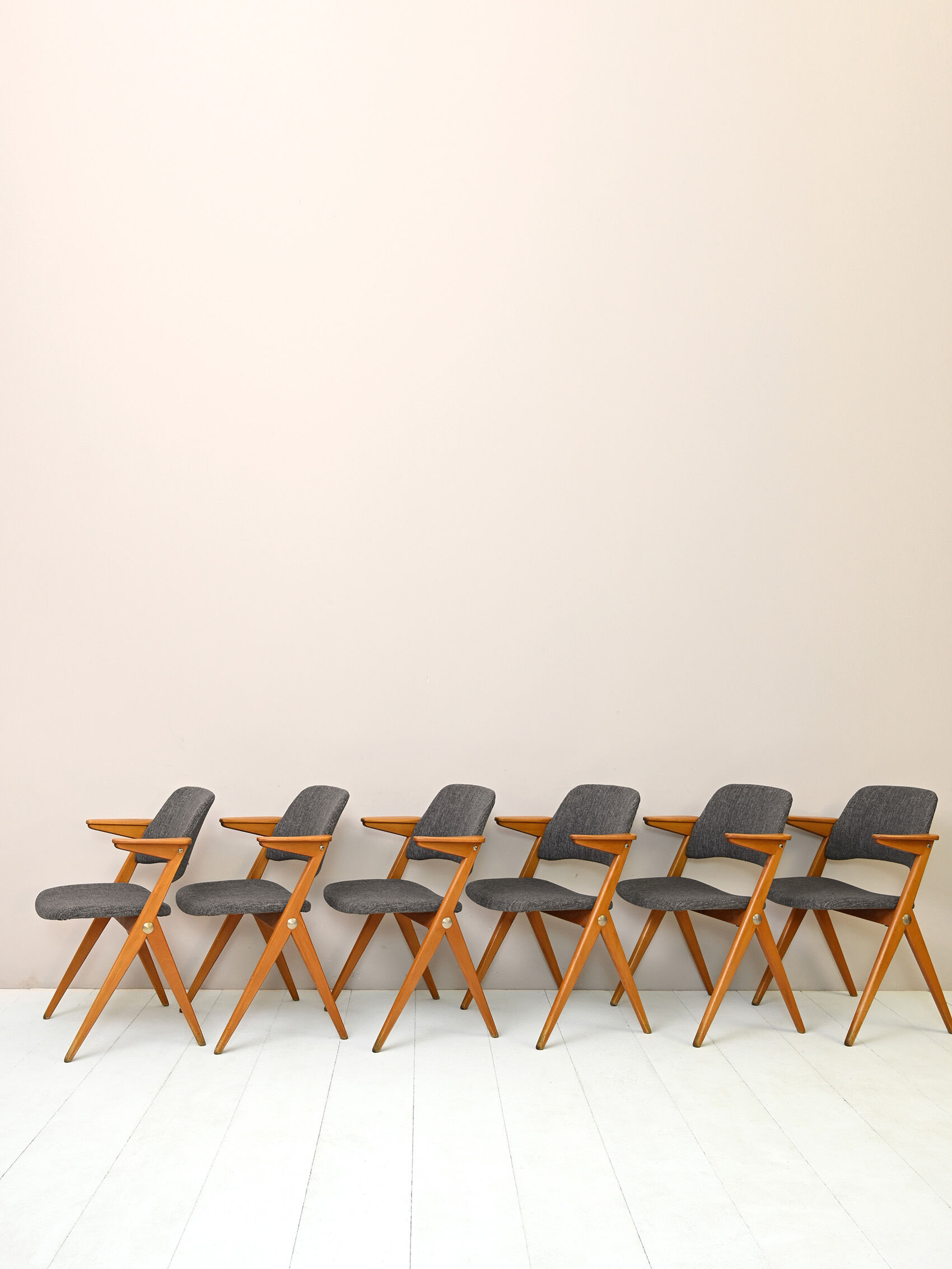 Set of 6 chairs designed by Bengt Ruda for NK
