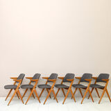 Set of 6 chairs designed by Bengt Ruda for NK