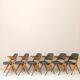 Set of 6 chairs designed by Bengt Ruda for NK