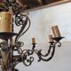 Lustre fer forgé ancien