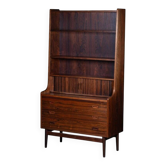 Rosewood Bookcase attributed to Johannes Sorth for Nexø Møbelfabrik, 1960s