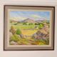Original Swedish oil on canvas from the mid-century "Landscape" - Vintage and framed.