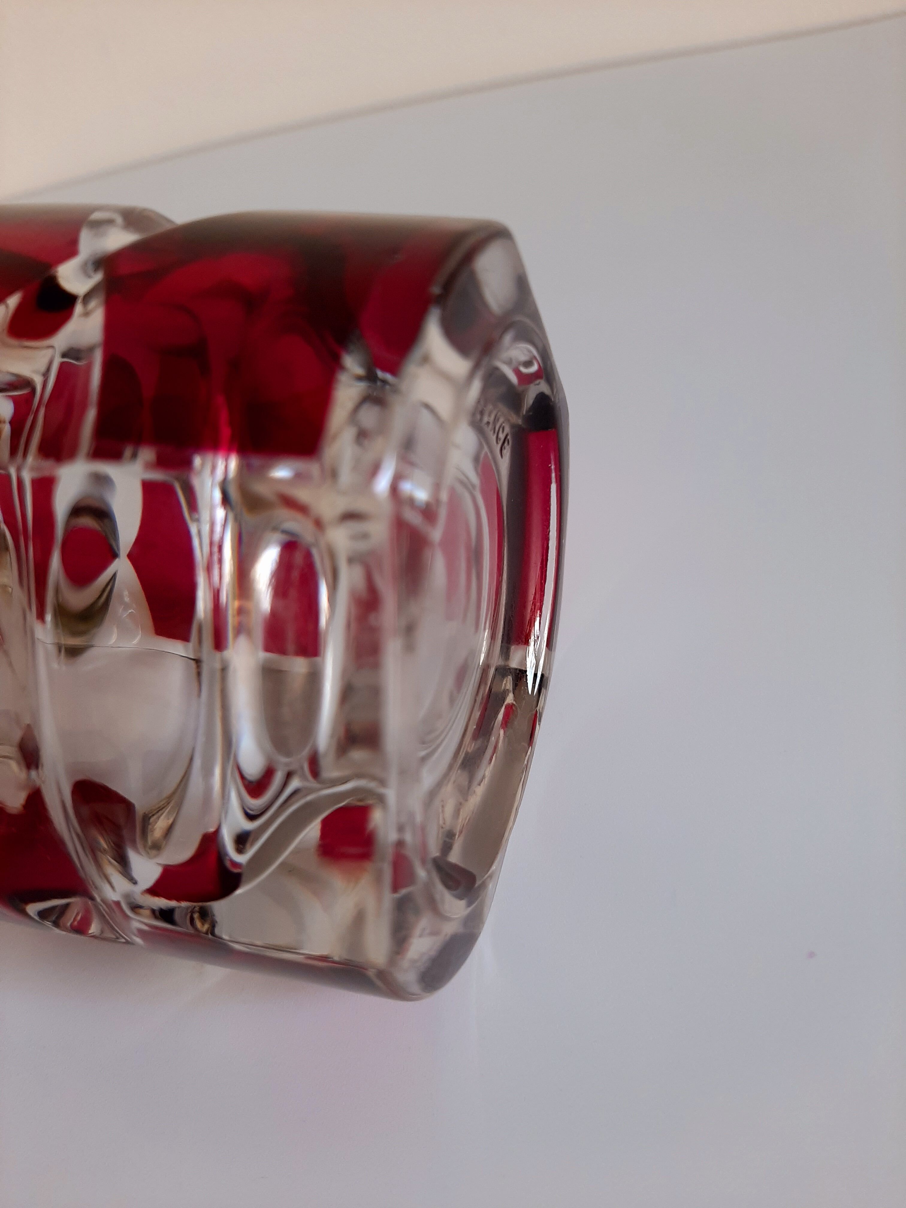 Original colorful vase made in France