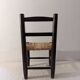 Straw chair for children