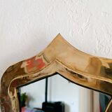 Moroccan brass mirror