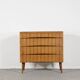Commode Avalon du milieu du siècle en teck. Style vintage moderne et rétro