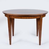 Round art deco dining table