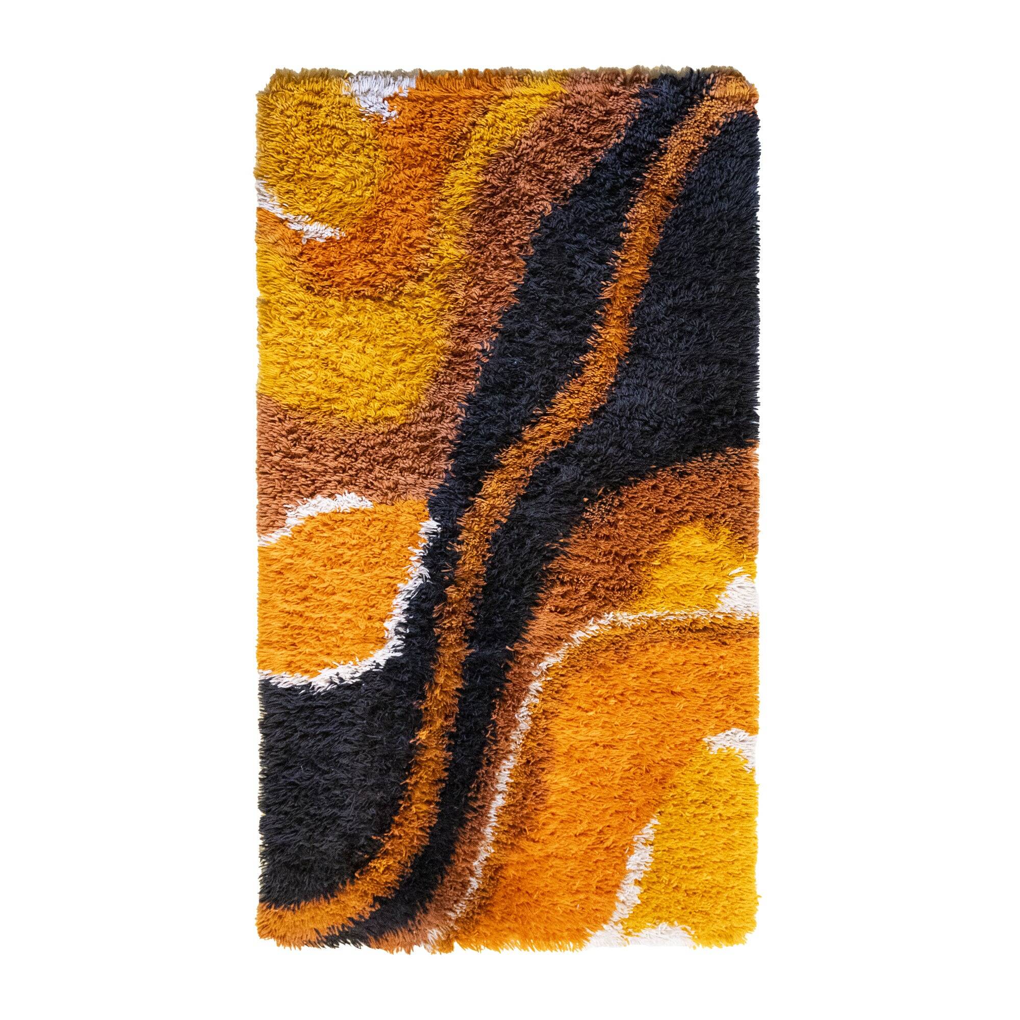 Orange "Terra" Space Age Carpet
