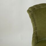 Vintage green bedroom chair
