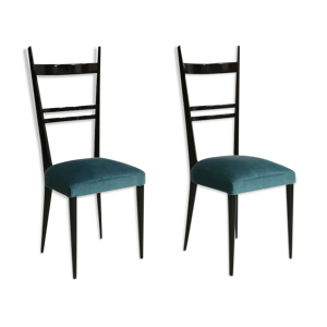 Paire de chaises italiennes