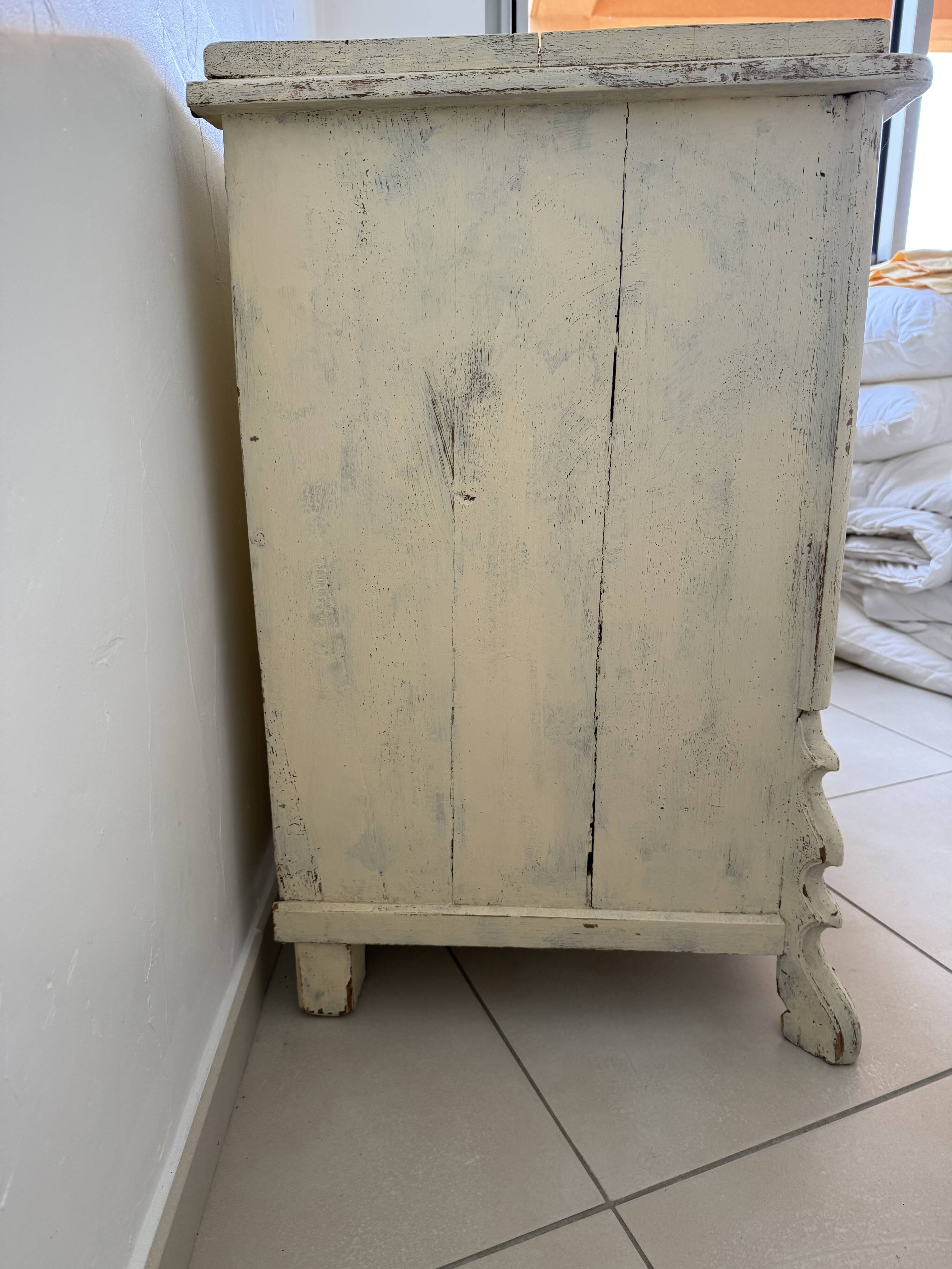 19th-century patinated commode