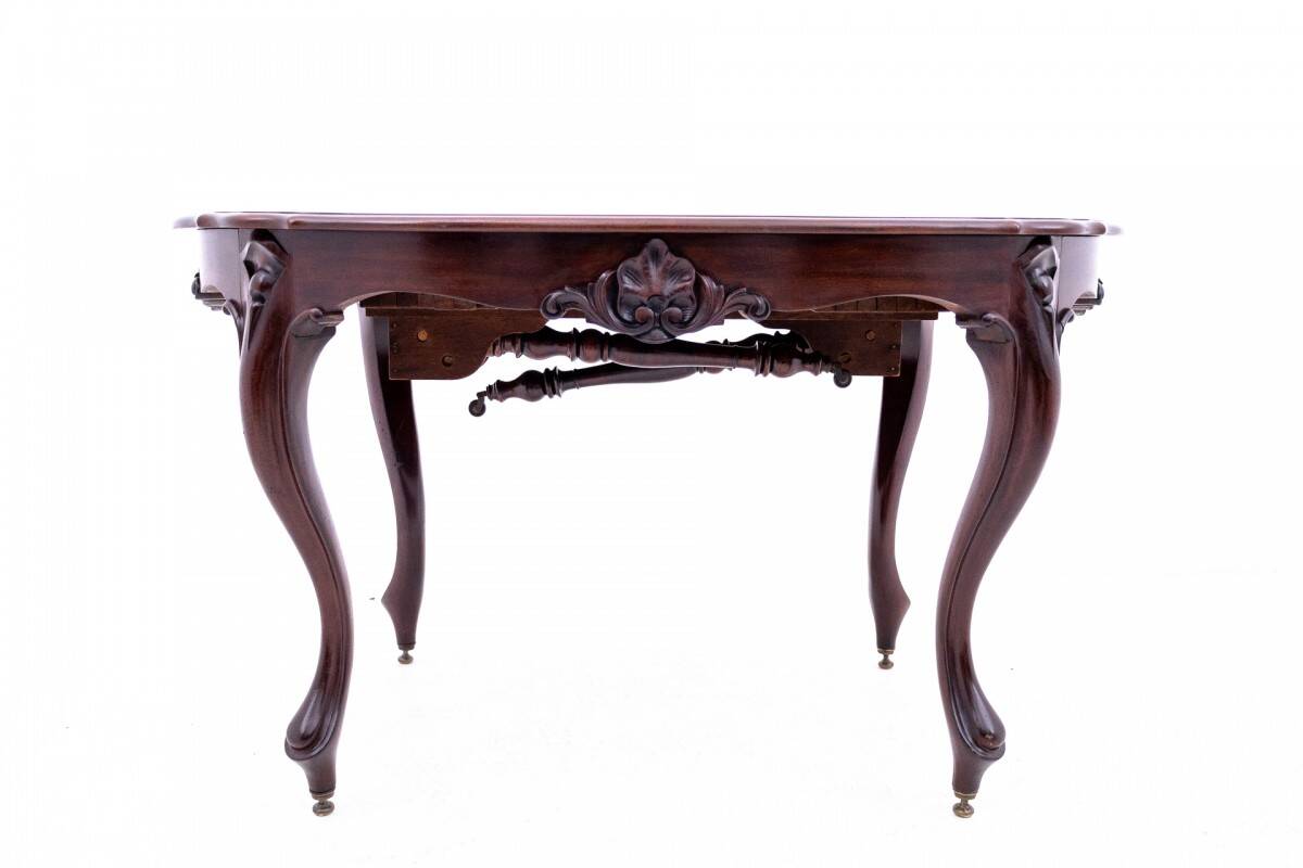 Mahogany table, Western Europe, circa 1920.
