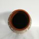 German ceramic vase with geometric patterns with white enamels