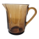 Vintage amber glass pitcher '1970s - Duralex France