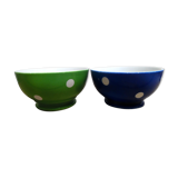 Two longfield porcelain bowls