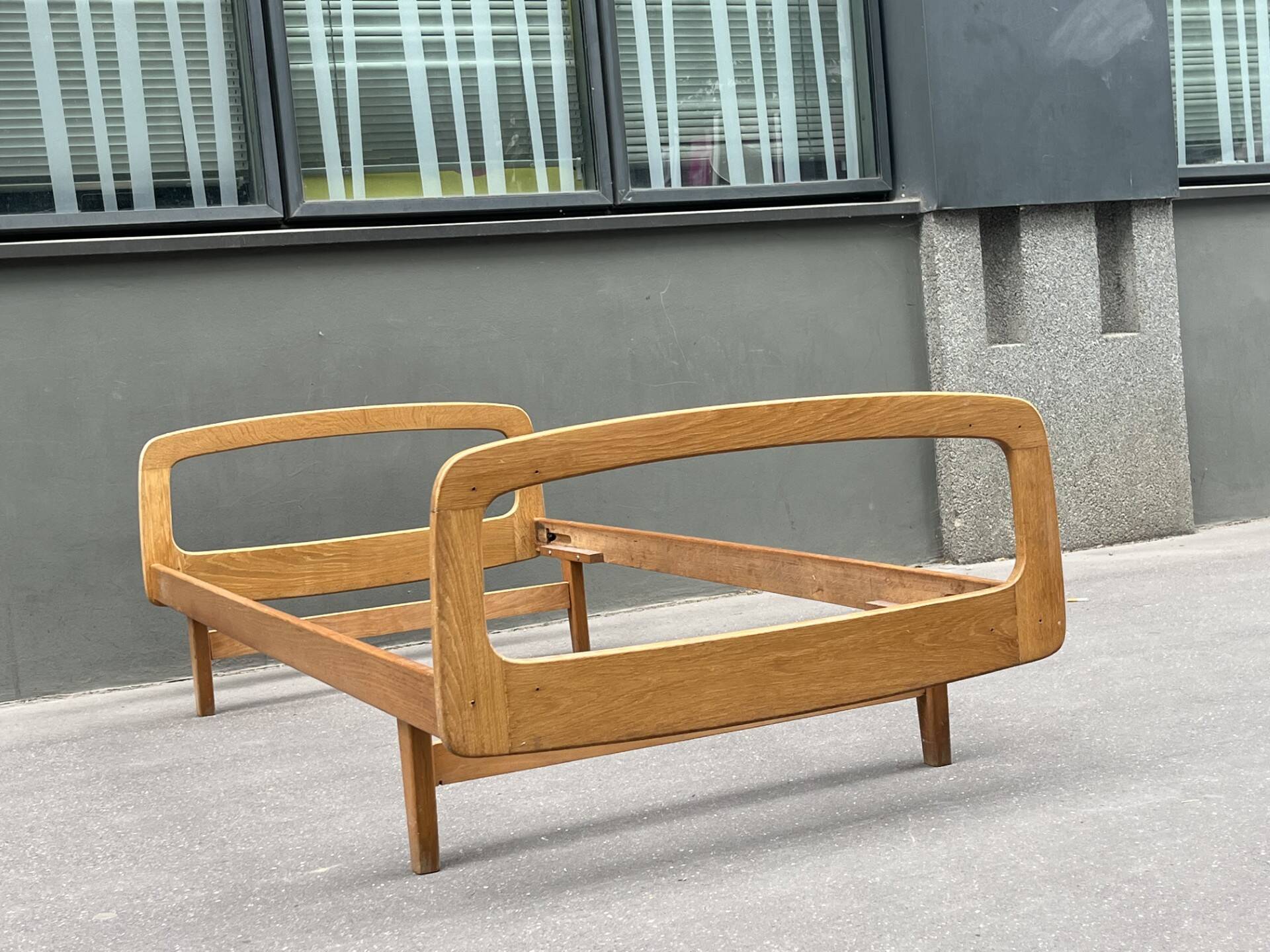 Jacques Hauville bed for BEMA, 1950s.