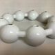 Pique flowers crown white ceramic