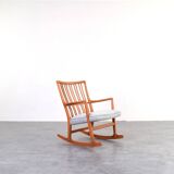 Oak ML33 Rocking Chair by Hans J. Wegner for A/S Mikael Laursen, 1950s