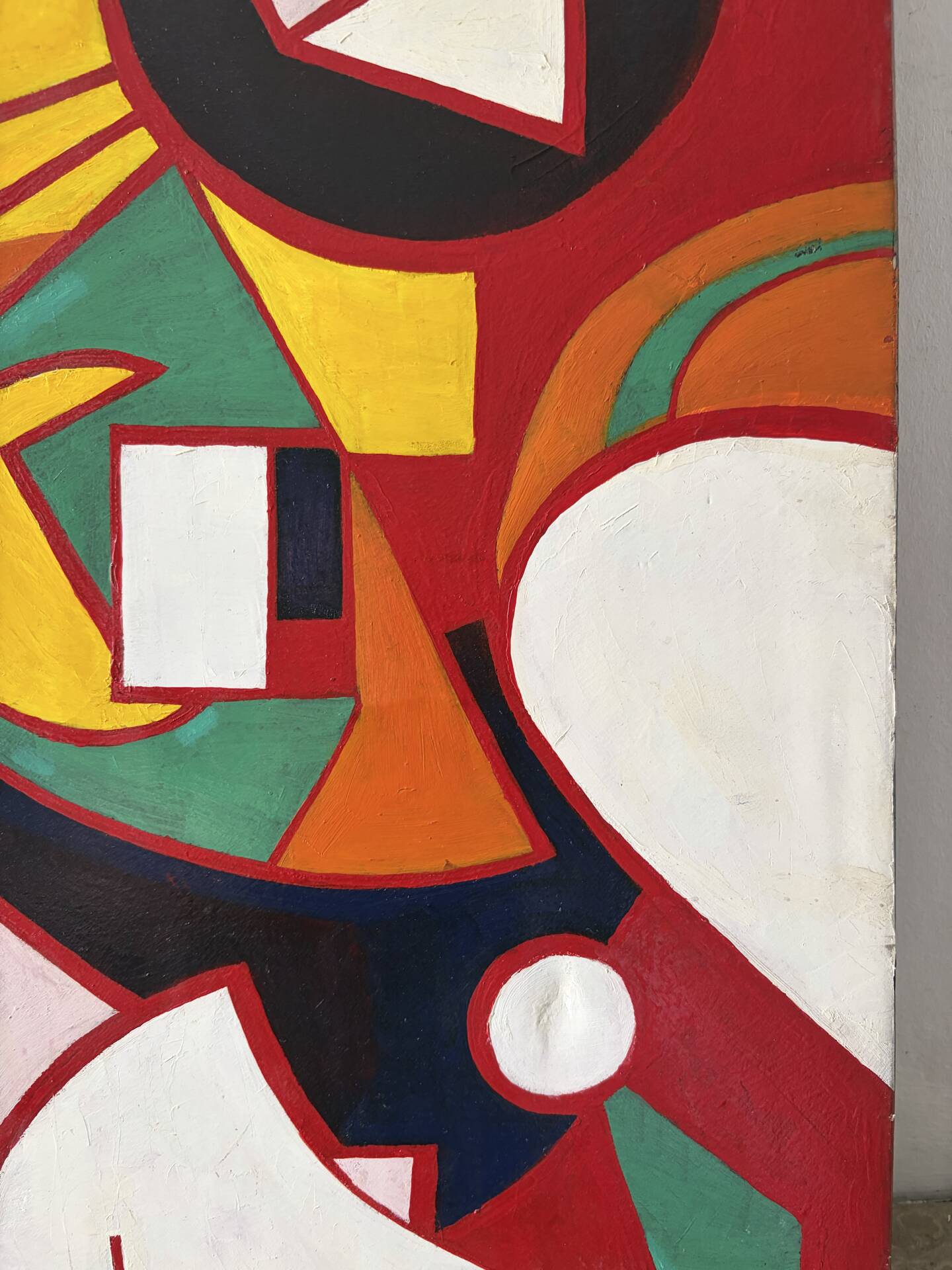 Modern abstract, oil on canvas.