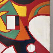 Modern abstract, oil on canvas.