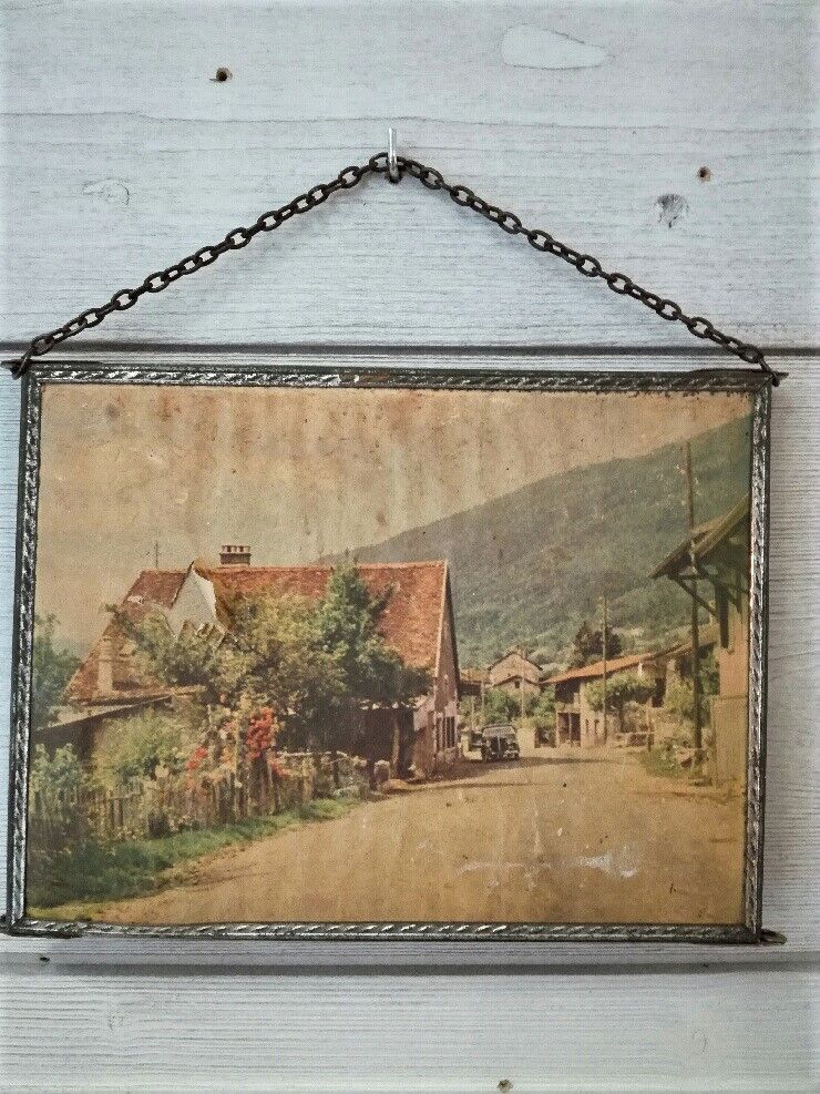 Triptych mirror rectangular 41x15cm