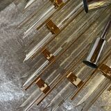 Vintage 1960’s Venini Style Murano Glass Ceiling Chandelier Light