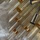 Vintage 1960’s Venini Style Murano Glass Ceiling Chandelier Light