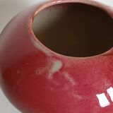 Max Idlas pink ceramic ball vase