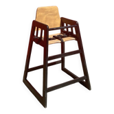 Wooden high chair for baby