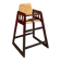 Wooden high chair for baby