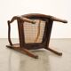 Fauteuil ancien de style néoclassique en noyer et hêtre, France '700