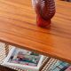 Table basse danoise double plateau en teck 1960