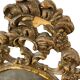 Vintage gold baroque mirror / wall mirror