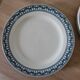 Set of 6 Terre de Fer plates from Sermaize