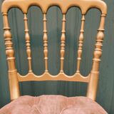 Chiavari chair in gilded wood