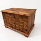 Cabinet de tiroirs de pharmacie apothicaire vintage