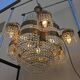 Lustre vintage mid century, Hollywood Regency