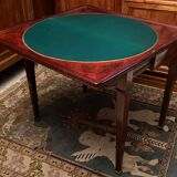 Mahogany game table console from the Napoleon III period