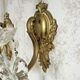 Paire d'appliques bronze