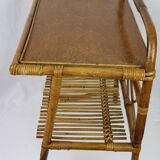 Rattan bedside table