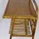 Rattan bedside table