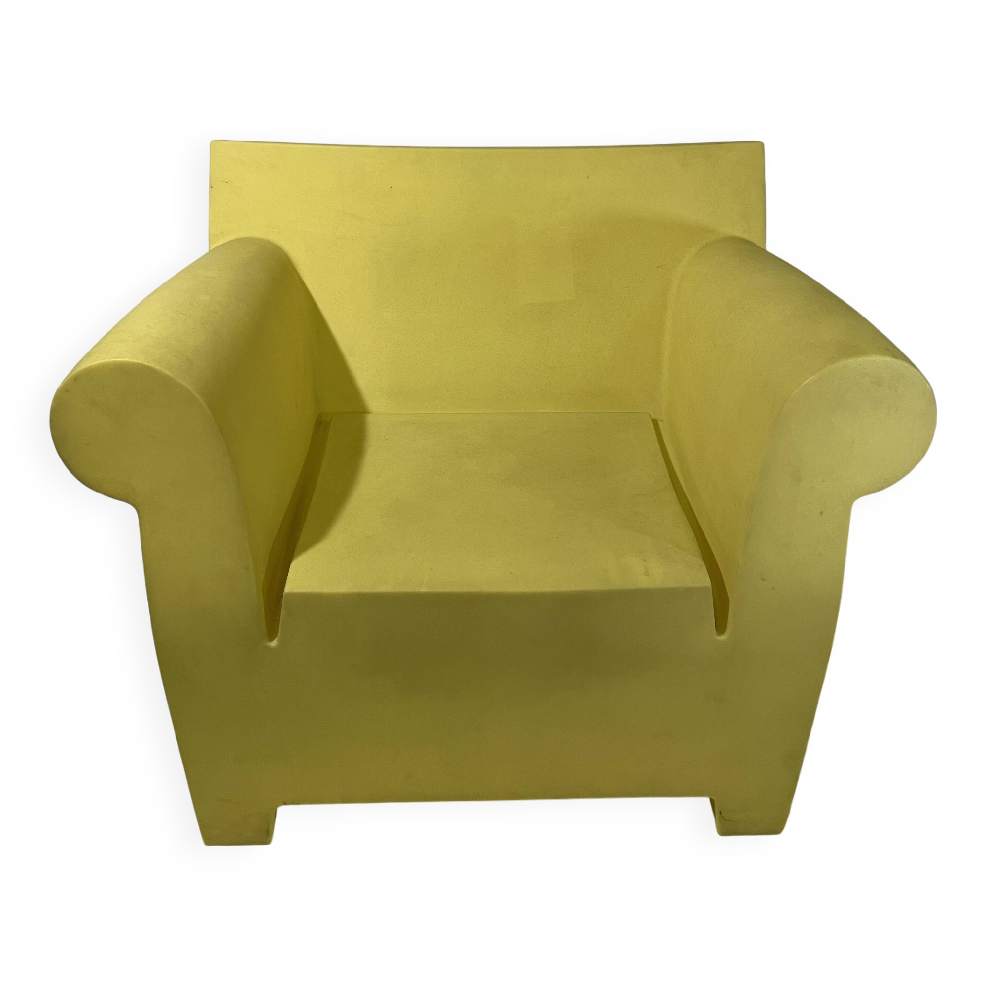 Kartell Bubble Club Yellow Armchair by Starck