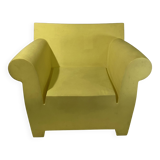 Fauteuil Bubble club jaune de Kartell par Starck