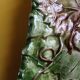 Plat ovale ancien en barbotine