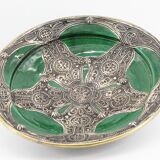 Moroccan ceramic green dish