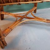 Old  Dutch Braided Wicker/Rattan Armchair.